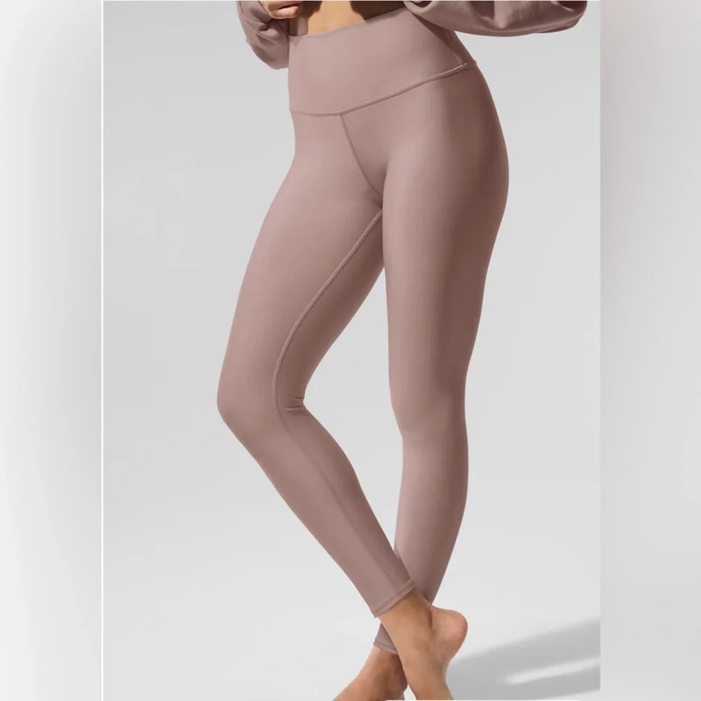 **NWT** ALO Yoga Taupe 7/8 High-Waisted Airlift Leggings